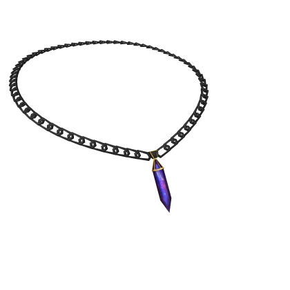 [3.0] Night Galaxy Crystal Necklace (Purple Blue)