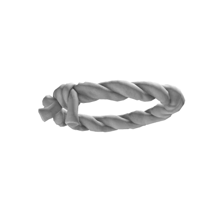 Traditional White Twisted Hachimaki Headband