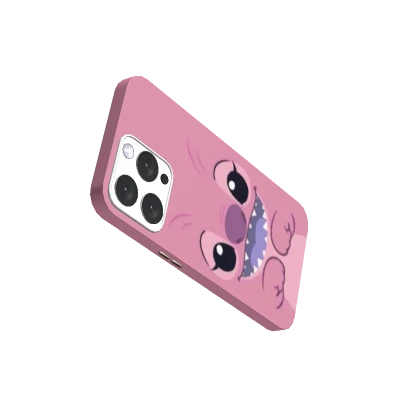 cute pink stitch 626 phone