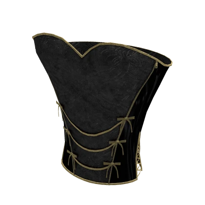 Gothic Set - Latex Velvet Coset | Black