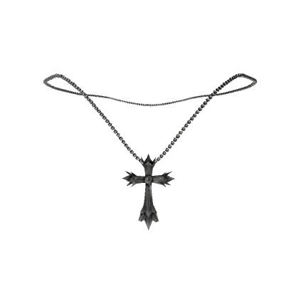 メ Silver Cross Necklace 1.0 