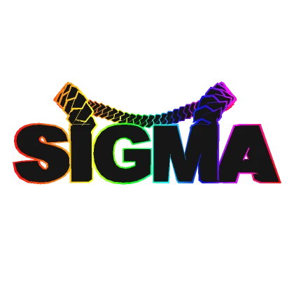 Sigma Cartoony Rainbow Chain