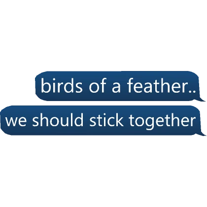 billie's album | birds of a feather.. TEXT 