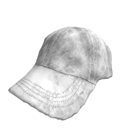 white vintage washed baseball cap