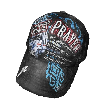 backwards trucker's prayer lil peep vintage cap