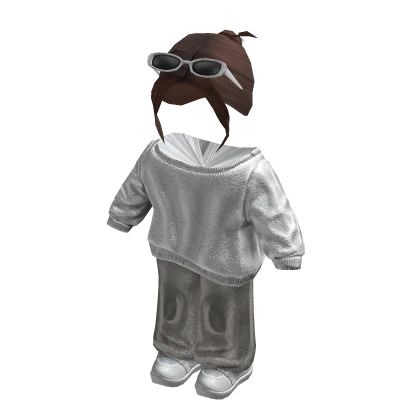 Soft Girl Full Outfit w/ Brown Hair