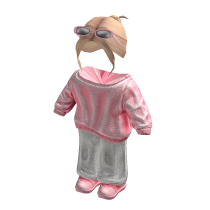 Soft Girl Full Outfit w/ Blonde Hair