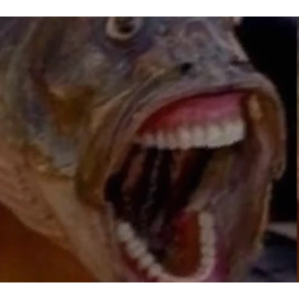 Fish Scream Teeth Jumpscare 