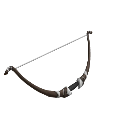 Holdable archery bow in brown