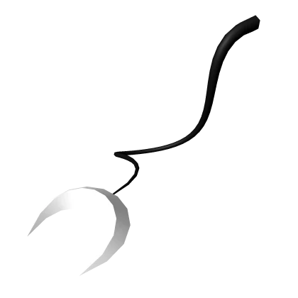 Black/White Devil Moon Tail