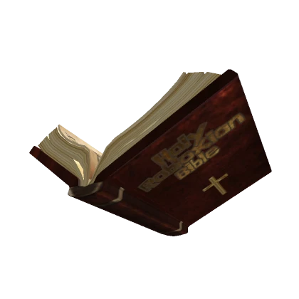 (R6 Holdable) Holy Robloxian Bible Open