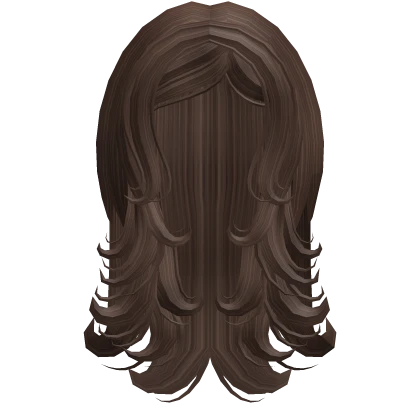 Swooped Swirly Hair (Brown)