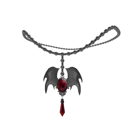 (Ruby Red) Winged Necklace 1.0