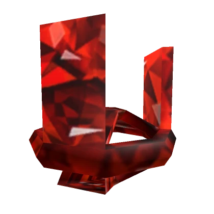 Sparkle Red Domino Crown