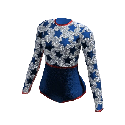 Gymnastics Bodysuit Stars and Stripes