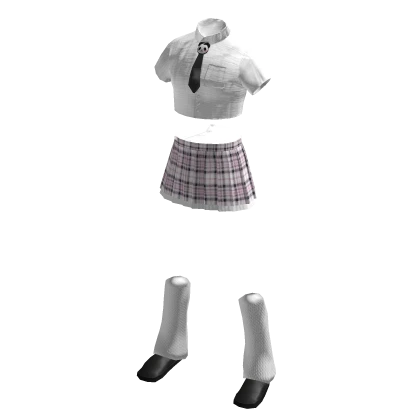 Anime Black and White School Uniform - Panda 