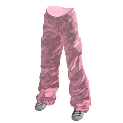 Pink Urban Heart Cargo Pants