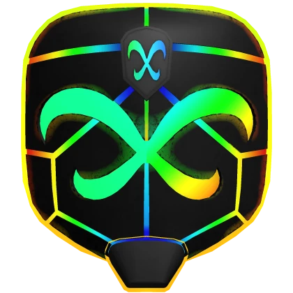 Goku Black & Rainbow Mask Anime Glowing with Line