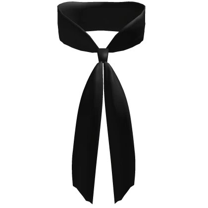 Black neck tie