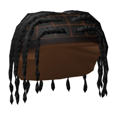 Black Curly Tip Box Braids