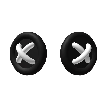 Cute Cartoony Button Eyes