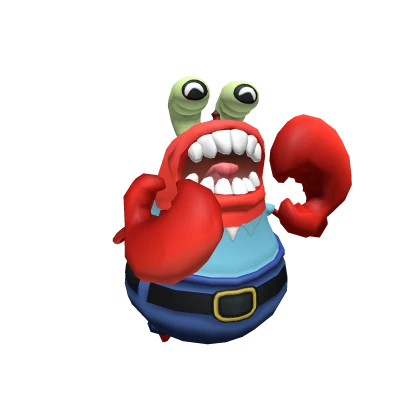 Meme Mr. Krabs Shoulder Plushie