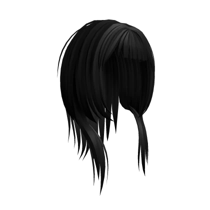 ♱꒰horror protagonist wolfcut in black꒱