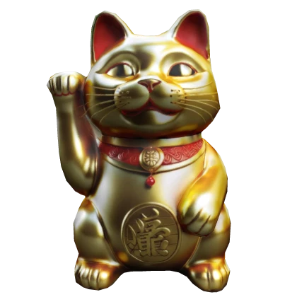 Gold Waving Cat