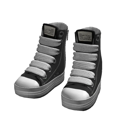 High Top Chunky Lace Shoes