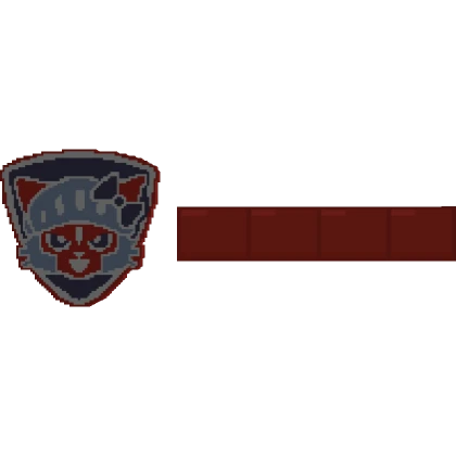 Crimson Cats Team 8-bit Health Bar | The Game