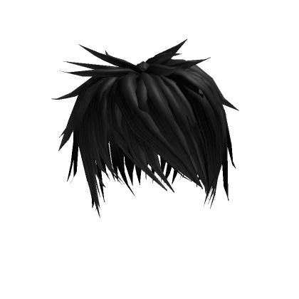 Black Messy Scene Spiked Hair