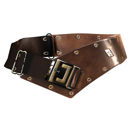 (3.0) High Fashion Brown Designer Leather Belt