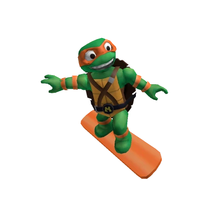 TMNT Mikey Skateboarding Shoulder Accessory