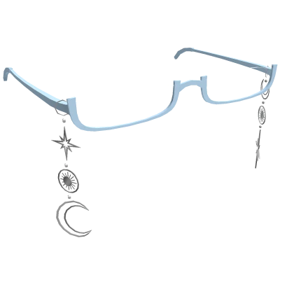 Astral Glasses (Blue w/ Silver)