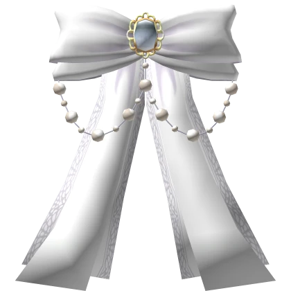 White Elegant Bow