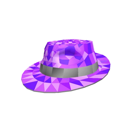 Purple Sparkle Fedora