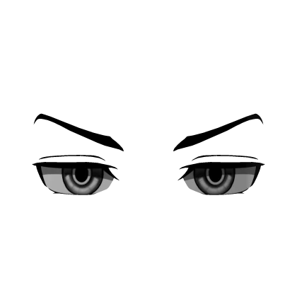 Serious Warden Eyes Black (3D Face Accessory)