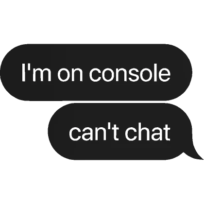 Console cant chat