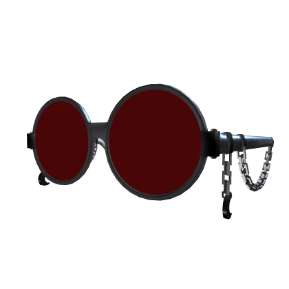 Red Moon Chain Glasses