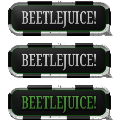 Beetlejuice Beetlejuice 'Say it!' Speech Bubbles