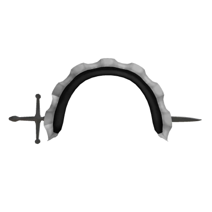 ♡ Ruffled Gothic Maid HeadBand  ! ~ ! !