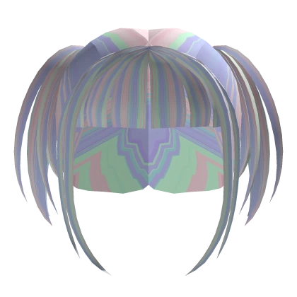 ♡ cute kawaii short pigtails (colorful)