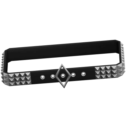 Y2K Belt Silver Spikey