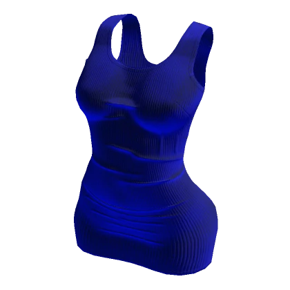 ☆ Holographic Tight Blue Dress