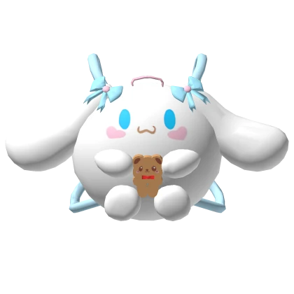 Mochila blanca kawaii de Cinnamoroll