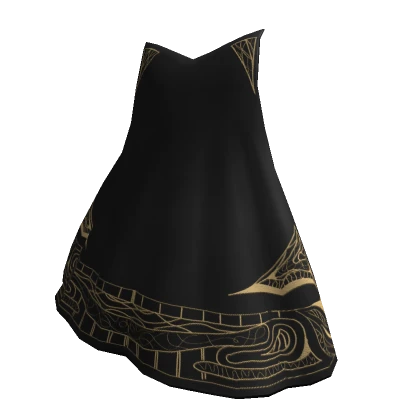 Black gold kingsguard cape