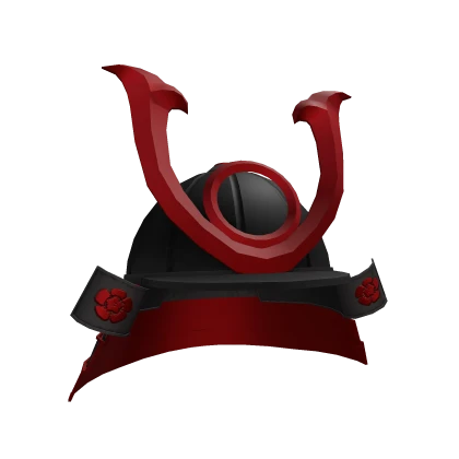 Red Samurai Helmet