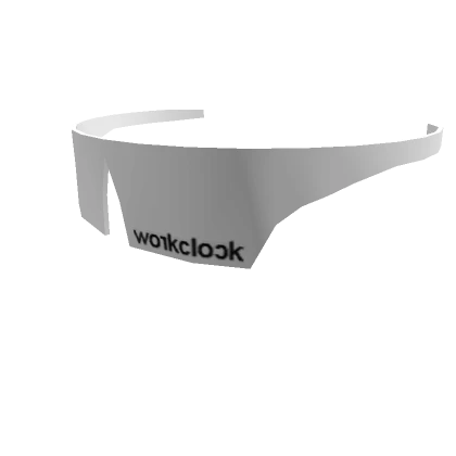 White Workclock Shades