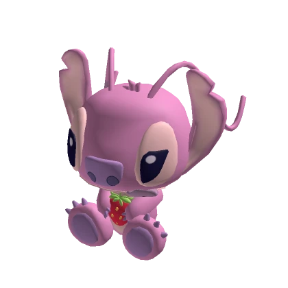 Holdable Angela Plushie alien w strawberry stitch