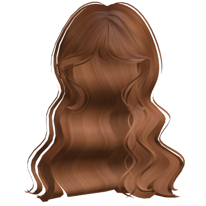 ♡ silky wavy hair in ginger